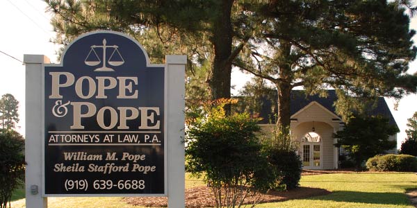 Pope and Pope, Attorneys at Law, PA in Angier, NC
