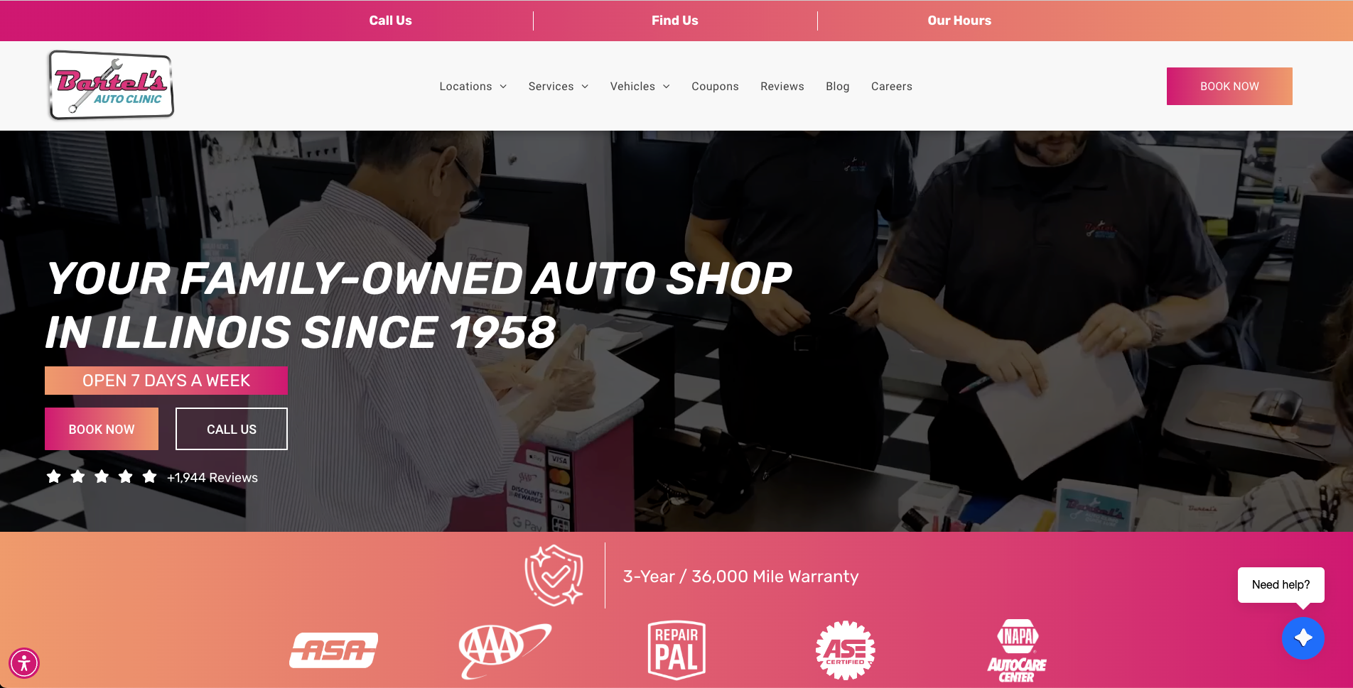 Bartel's Auto Clinic in Carol Stream, IL