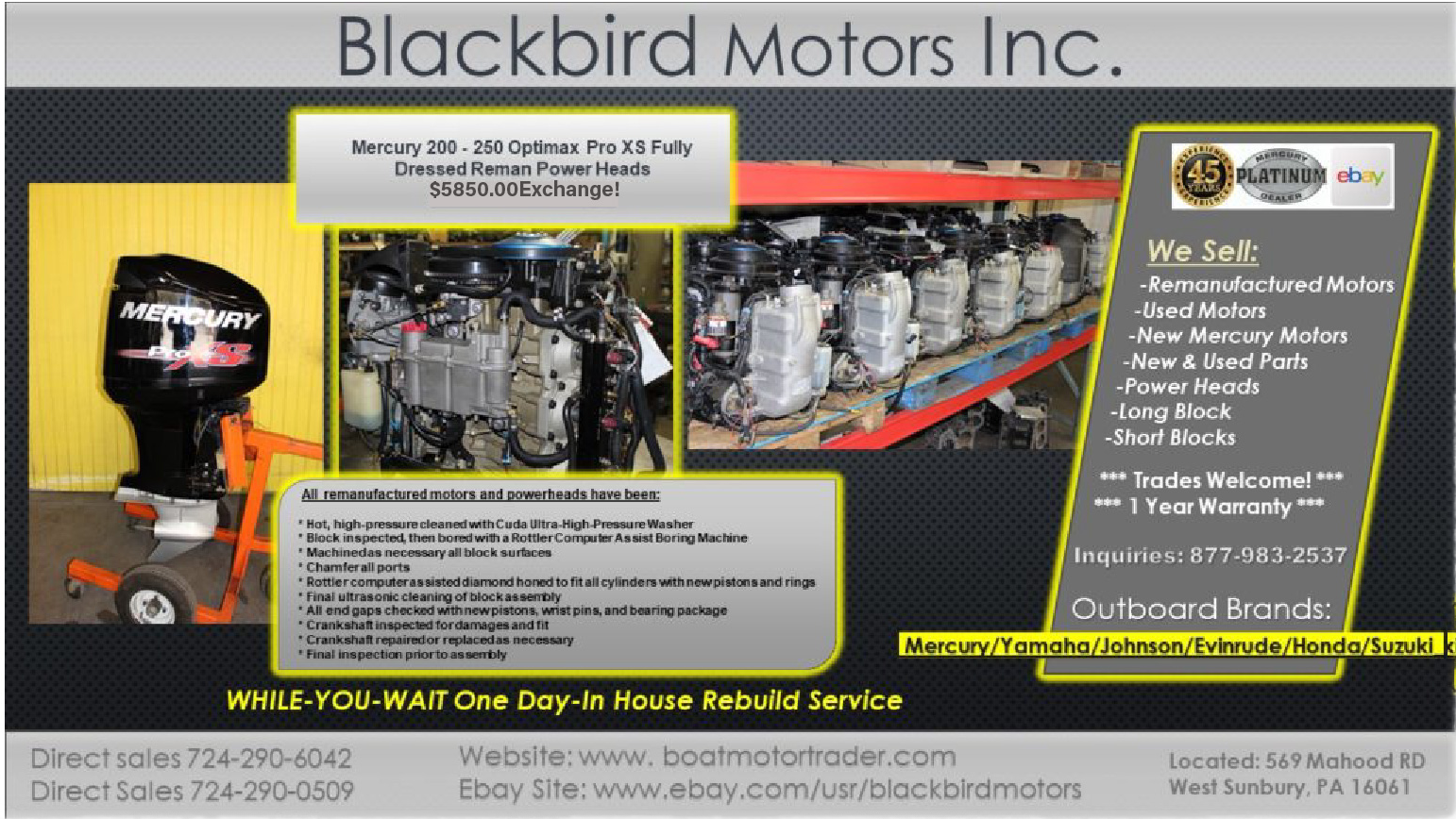 Blackbird Industries Inc in West Sunbury, PA