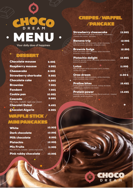 Choco Dream: Crepes, Waffles & Coffee in New York, NY (2)