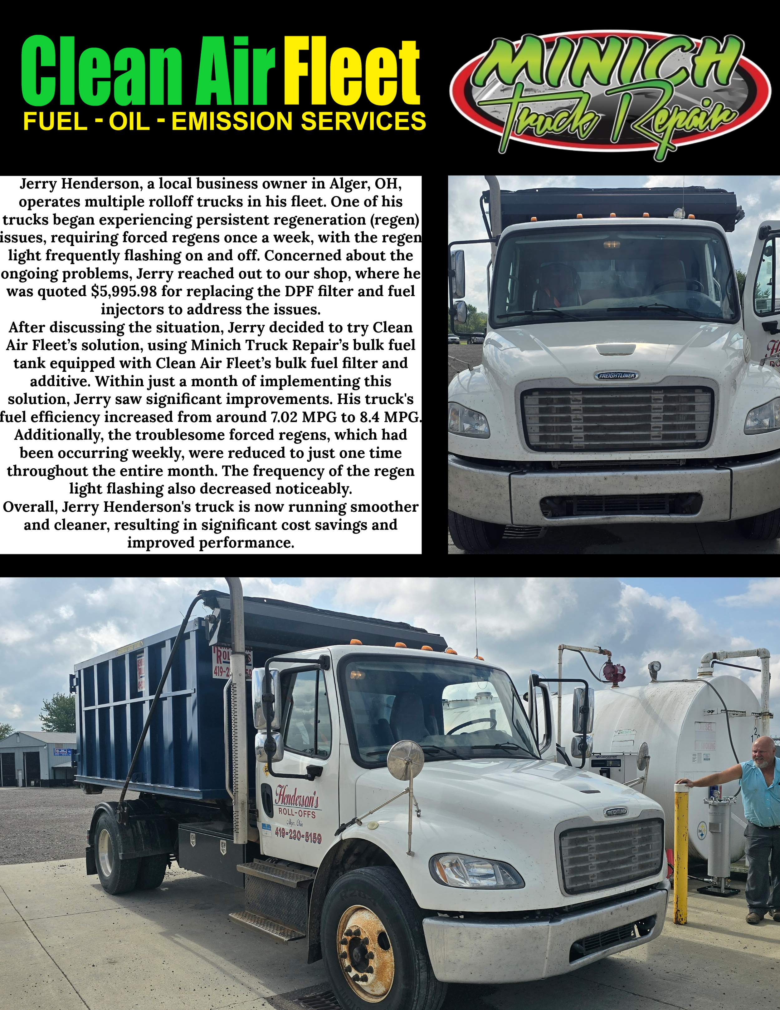 Minich Truck Repair in Alger, OH