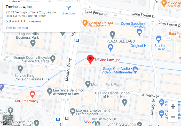 Trevino Law, Inc. in Laguna Hills, CA