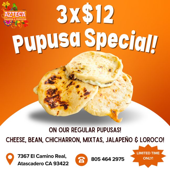 Azteca Taquería & Pupusería in Atascadero, CA (2)