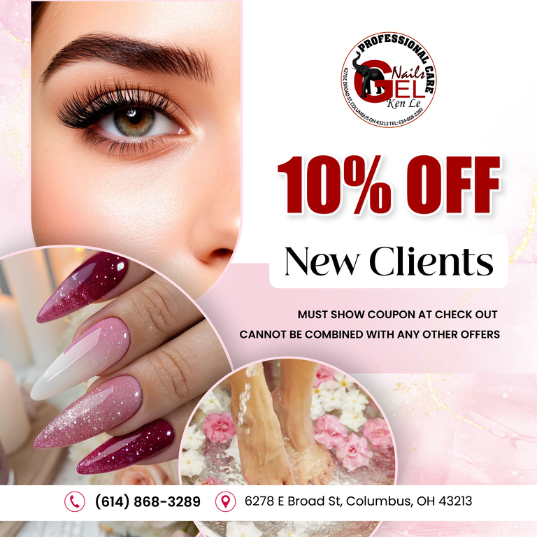 Gel Nails and Brows in Columbus, OH (2)
