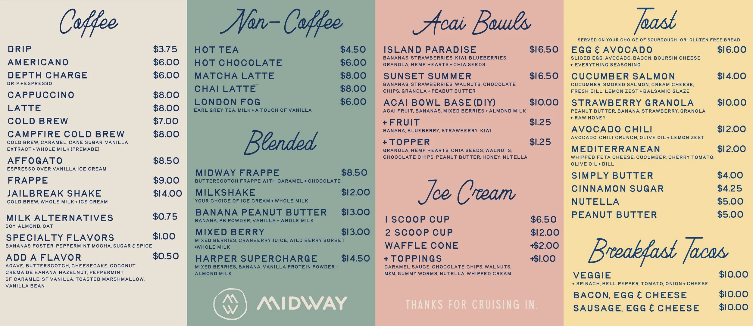Midway Coffee BHI in Bald Head Island, NC