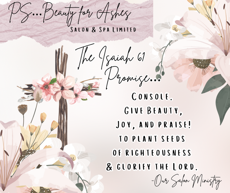 PS Beauty for Ashes Salon & Spa Limited in Celina, OH
