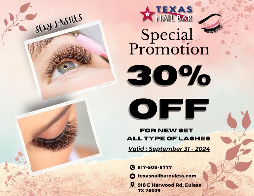 Texas Nail Bar & Lashes - Nail Salon Euless DFW in Euless, TX