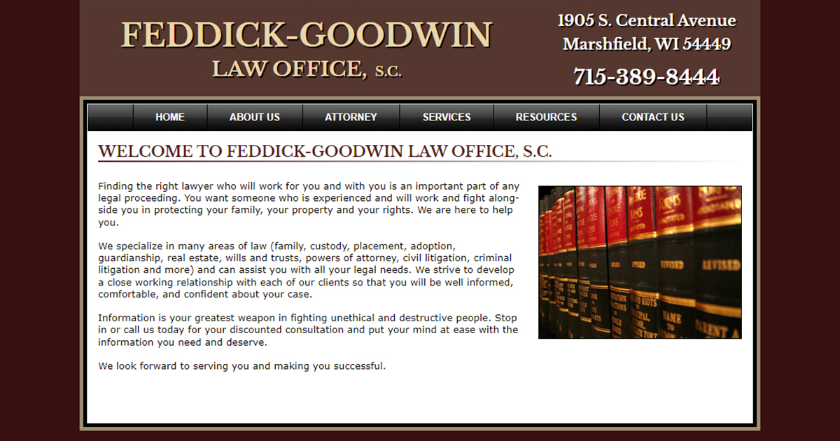 Feddick-Goodwin Law Office, S.C. in Marshfield, WI