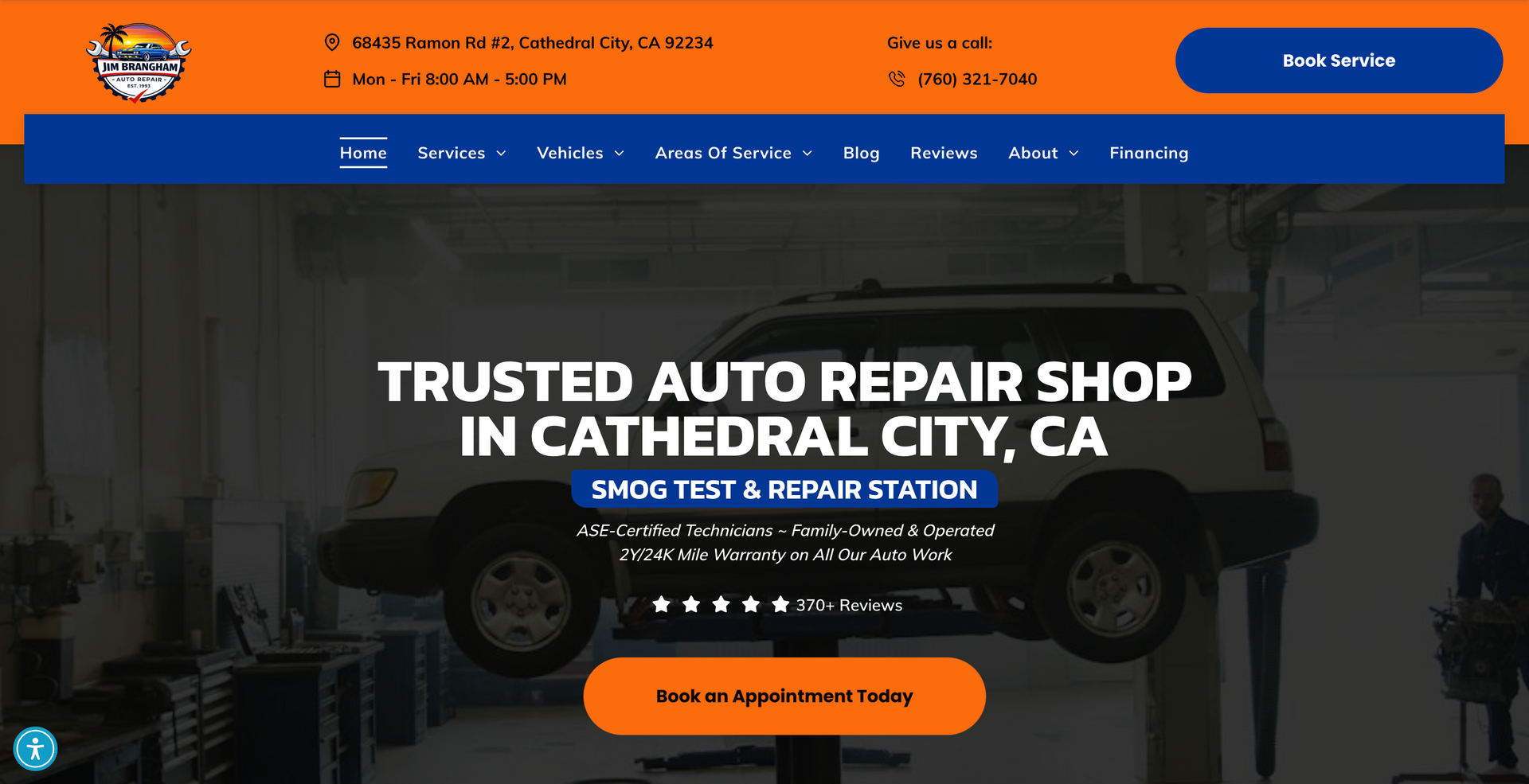 Jim Brangham Auto Repair in Cathedral City, CA