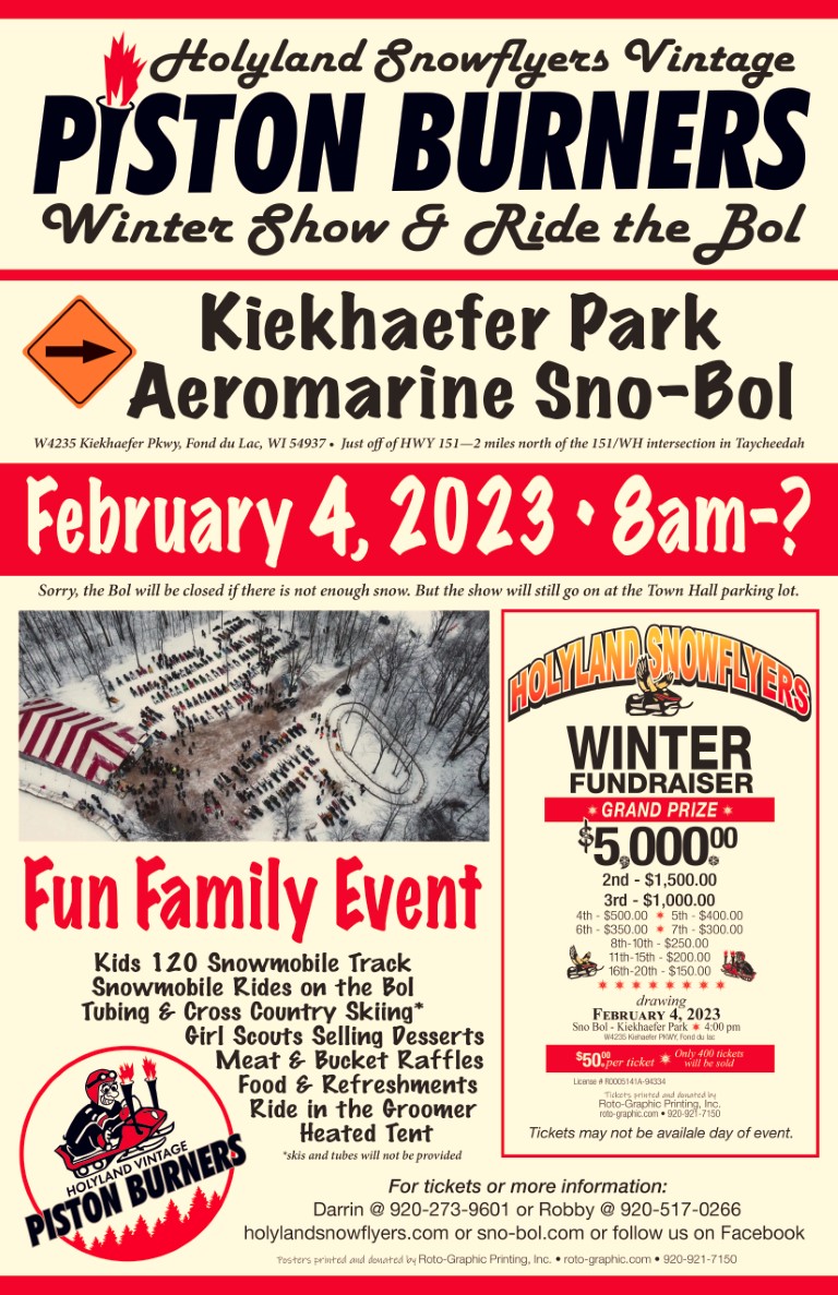 Holyland Snowflyers in Mt Calvary, WI