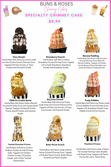 Buns & Roses Chimney Cakes in Baltimore, MD