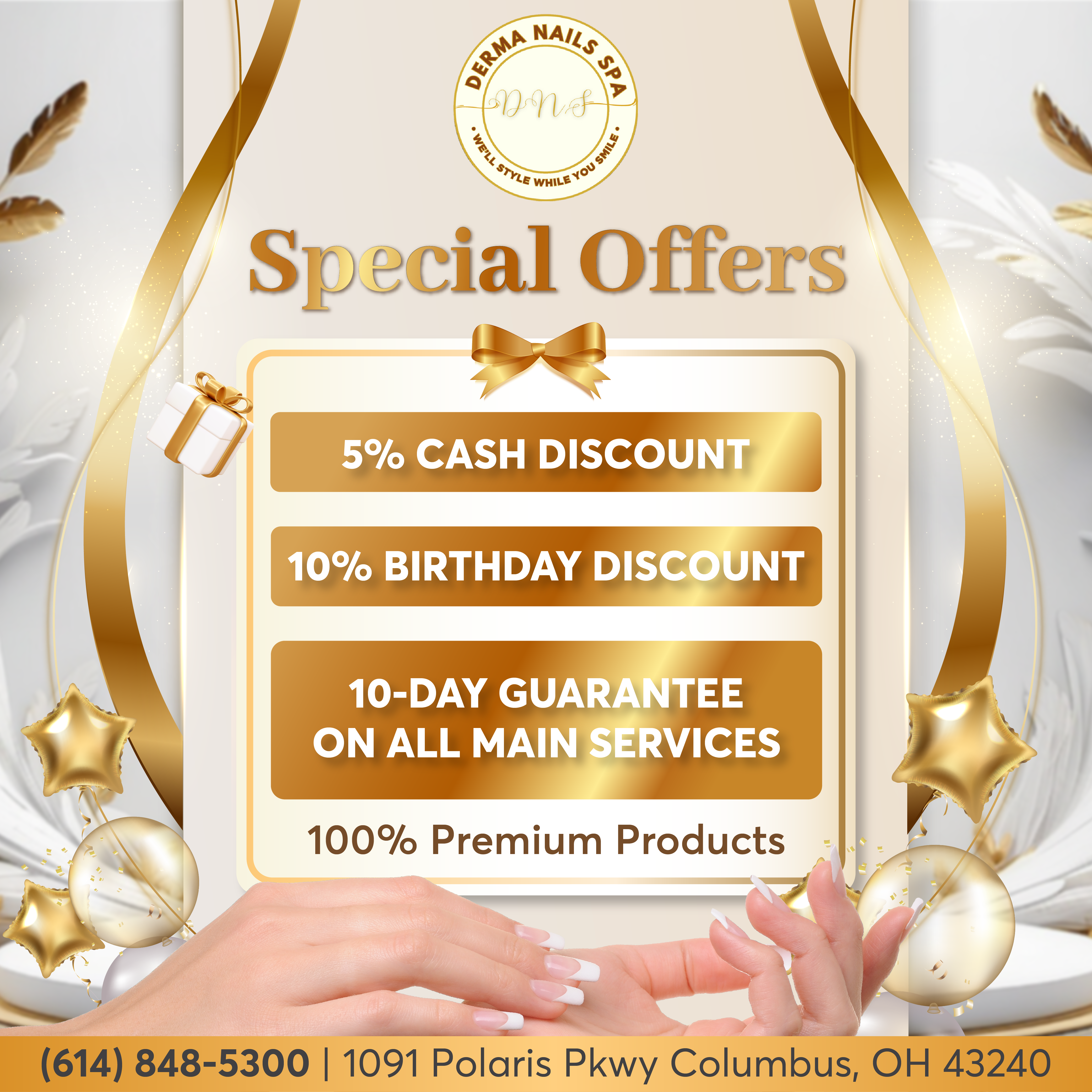 Derma Nails Spa in Columbus, OH