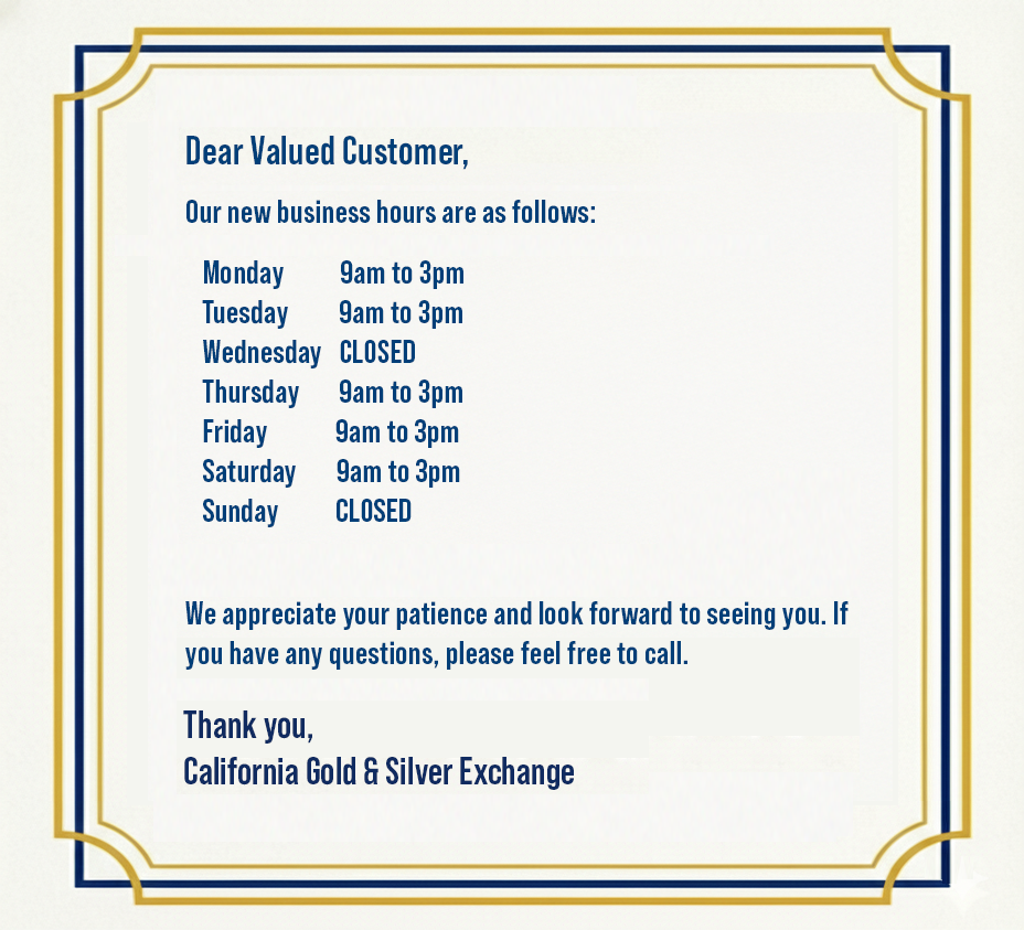 California Gold & Silver Exchange in Upland, CA
