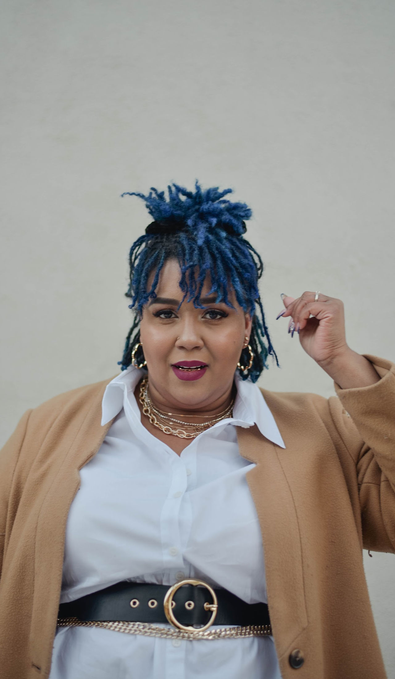Brittany with the Blue Hair salon in Westerville, OH