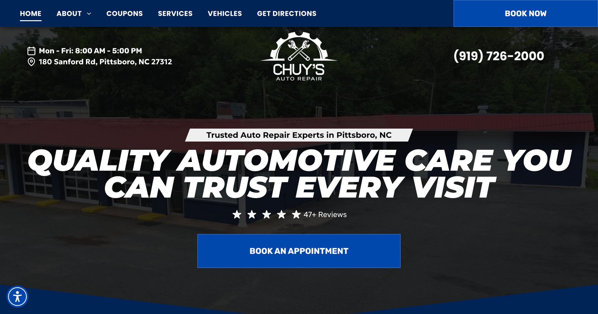 Chuy's Auto Repair in Pittsboro, NC