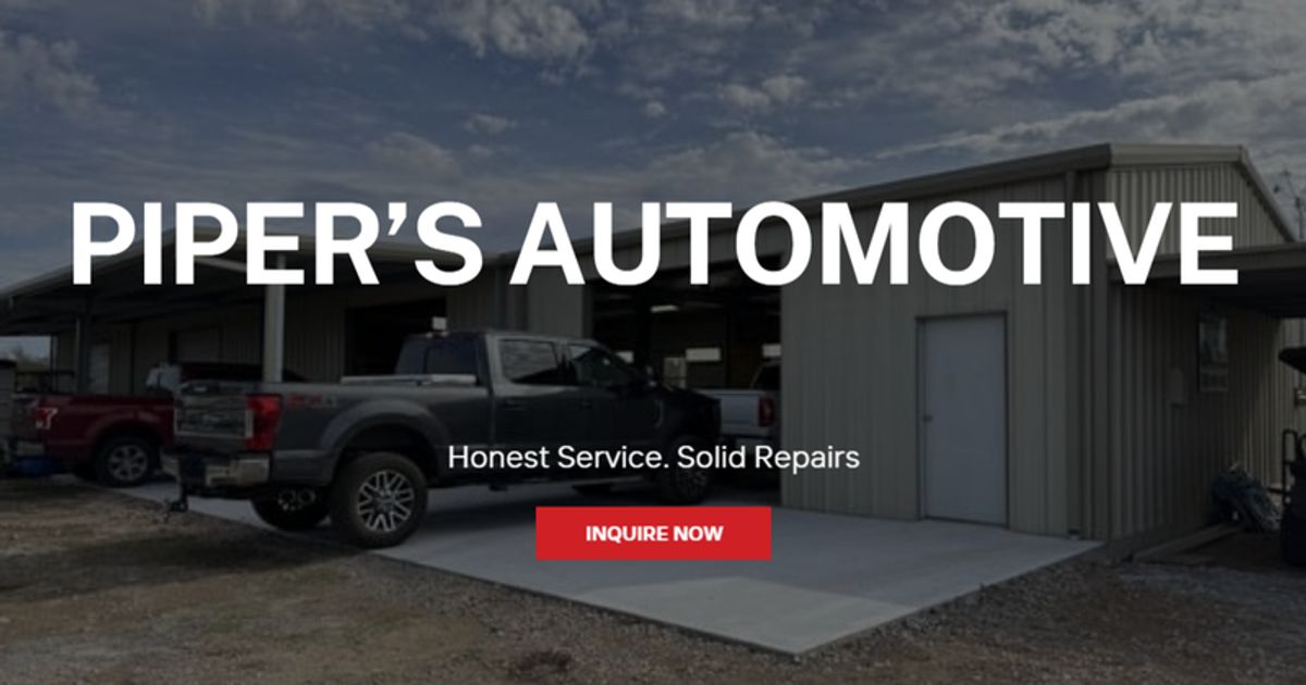 Piper’s Automotive in Waller, TX