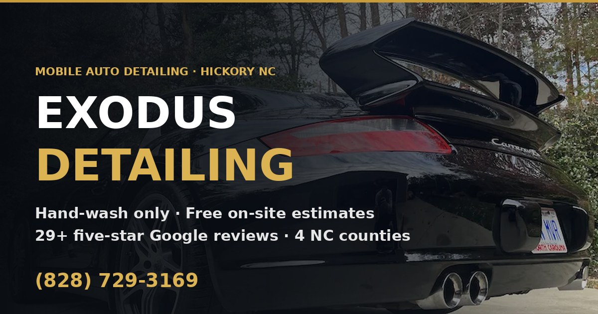 Exodus Detailing in Hickory, NC (5)