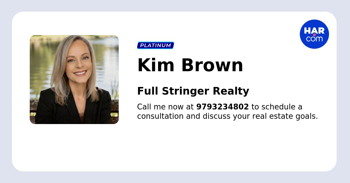 KIM BROWN-FULL STRINGER REALTY in Bay City, TX