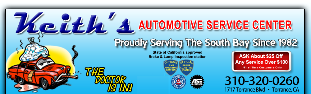Keith's Automotive Service Center in Torrance, CA
