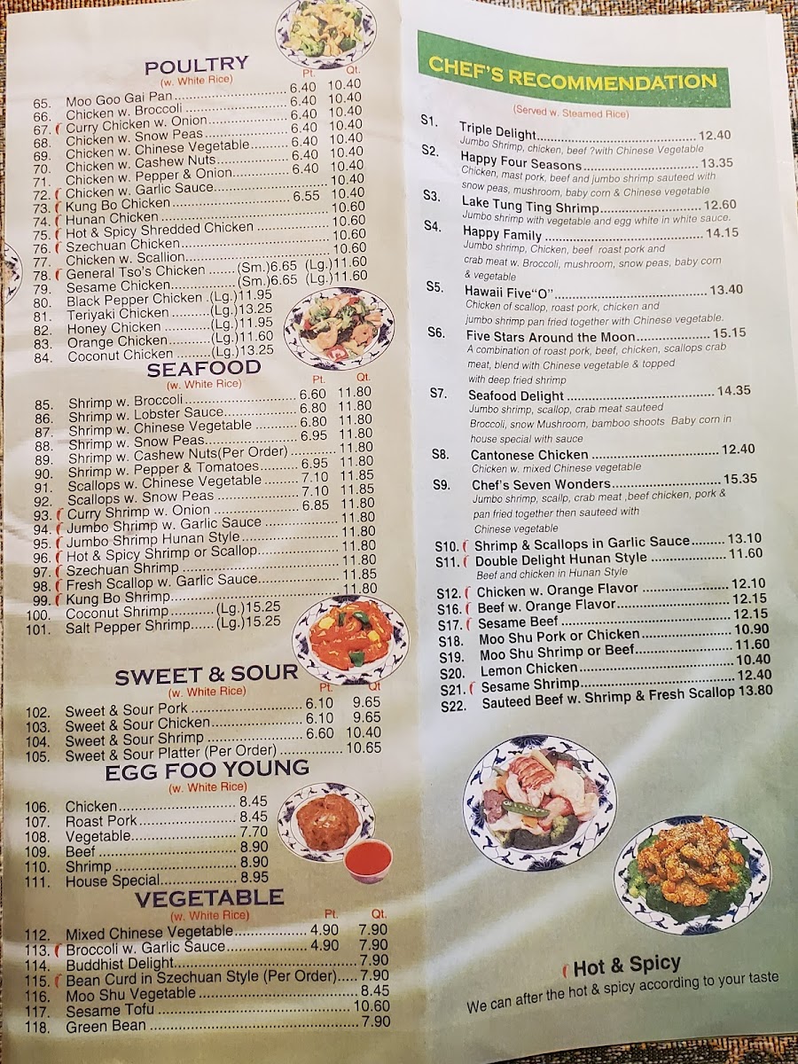 Wang's Bistro in Zebulon, NC