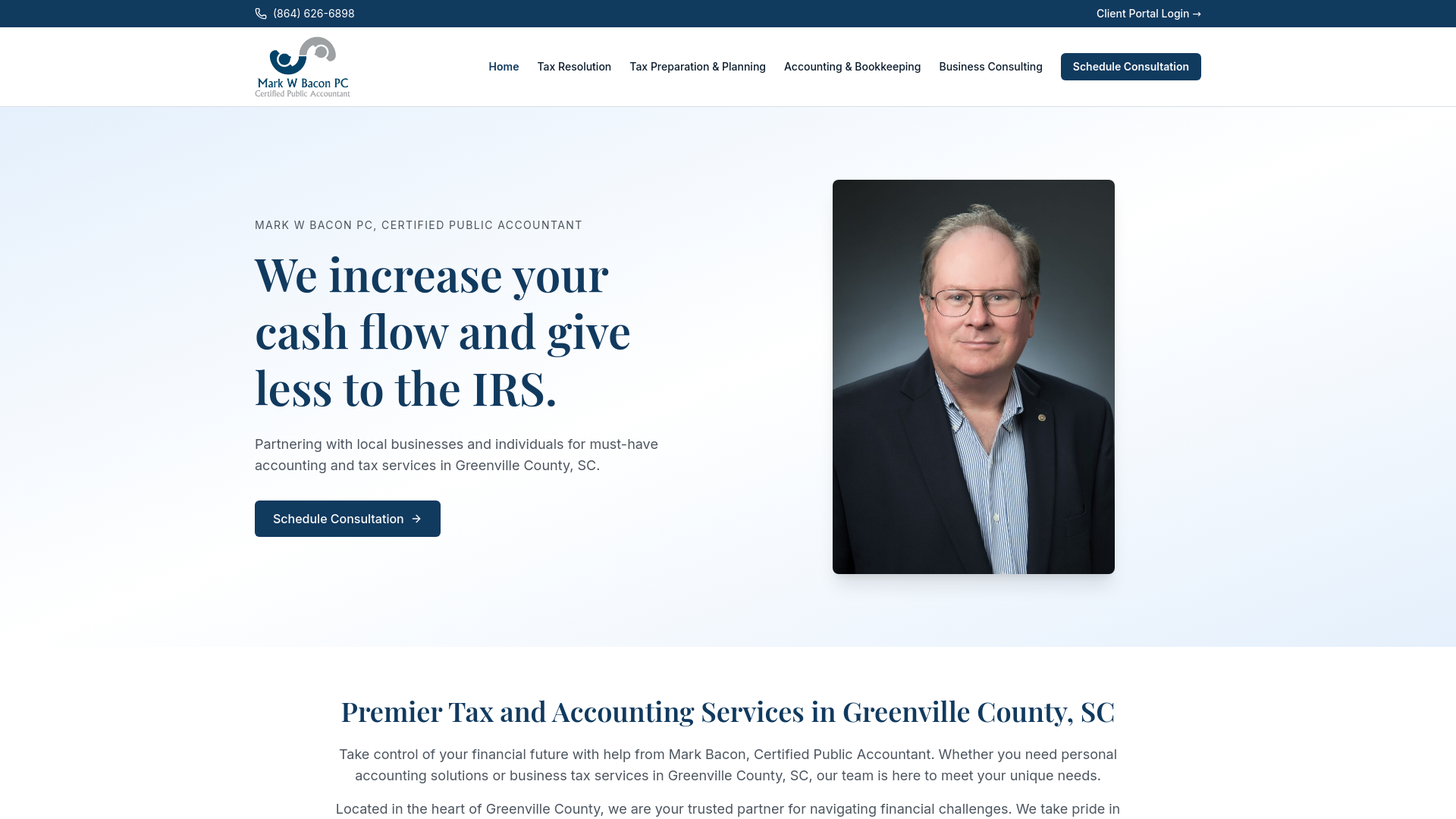 Mark W Bacon PC in Greer, SC