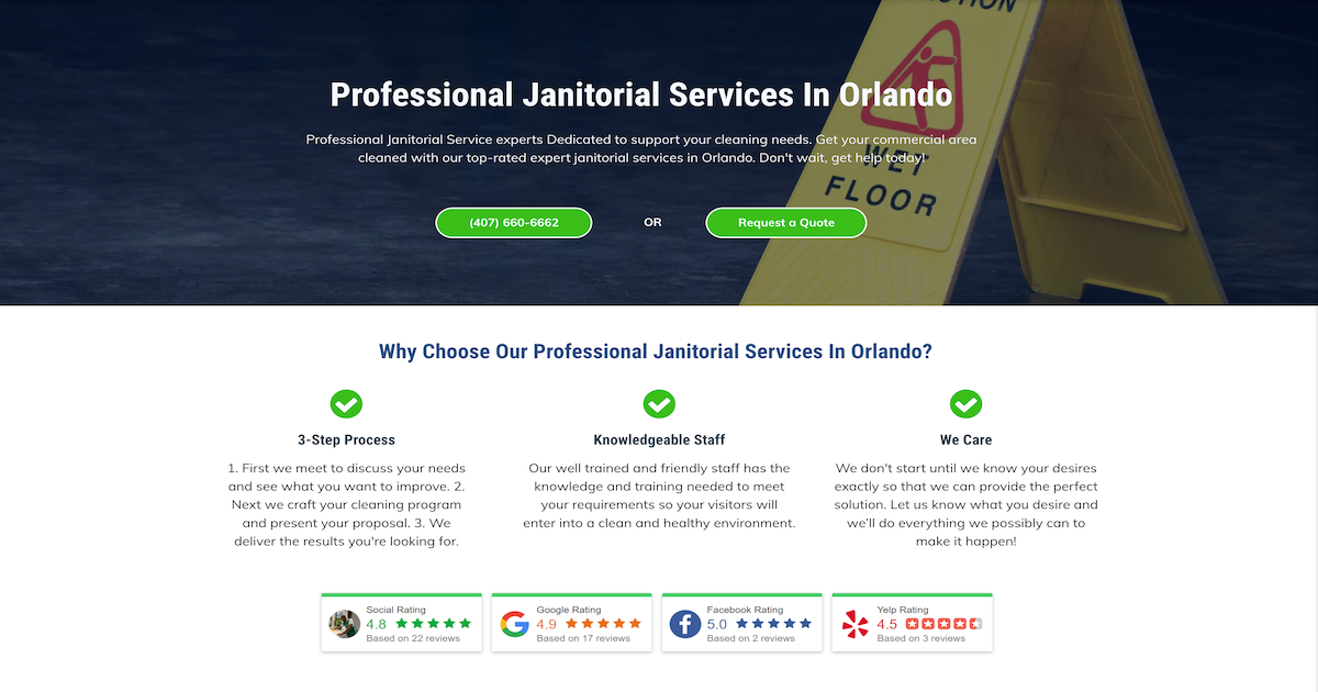 Clean Slate Janitorial Services in Orlando, FL