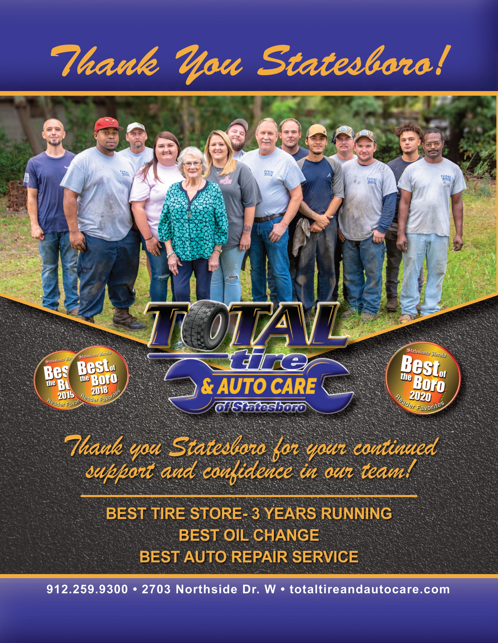 Total Tire and Auto Care of Statesboro in Statesboro, GA
