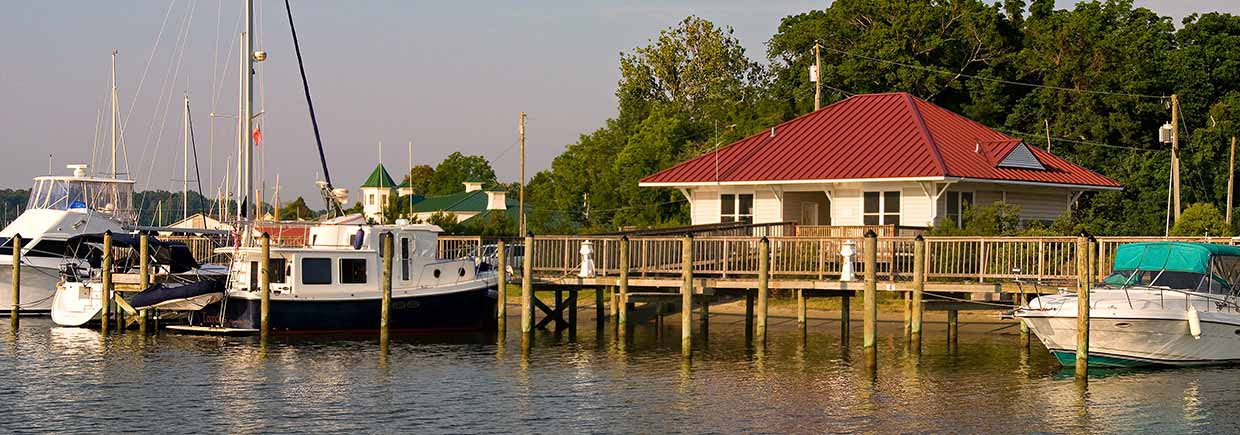Urbanna Town Marina in Urbanna, VA