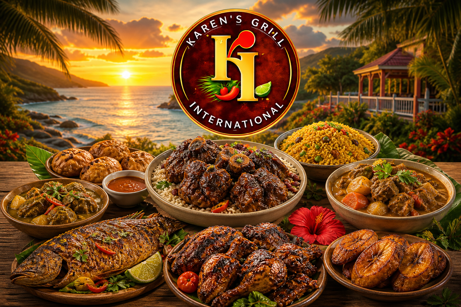 Karen's International Caribbean Grill in Conyers, GA