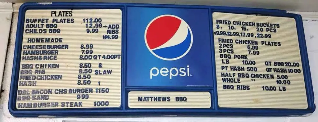 Matthews Oak & Hickory BBQ in Saluda, SC (4)
