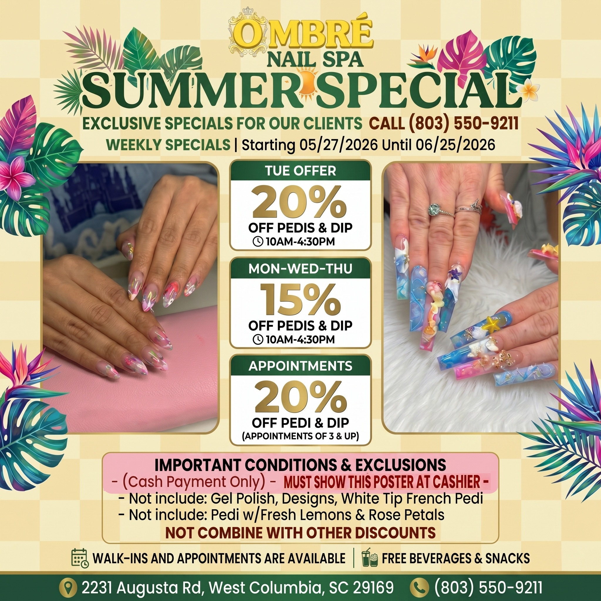 Ombré Nail Spa West Columbia Sc in West Columbia, SC