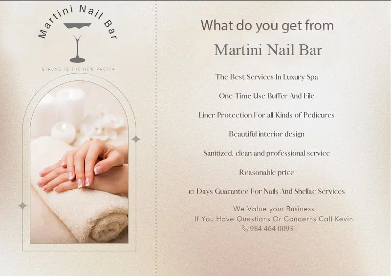 Martini Nail Bar in Cary, NC