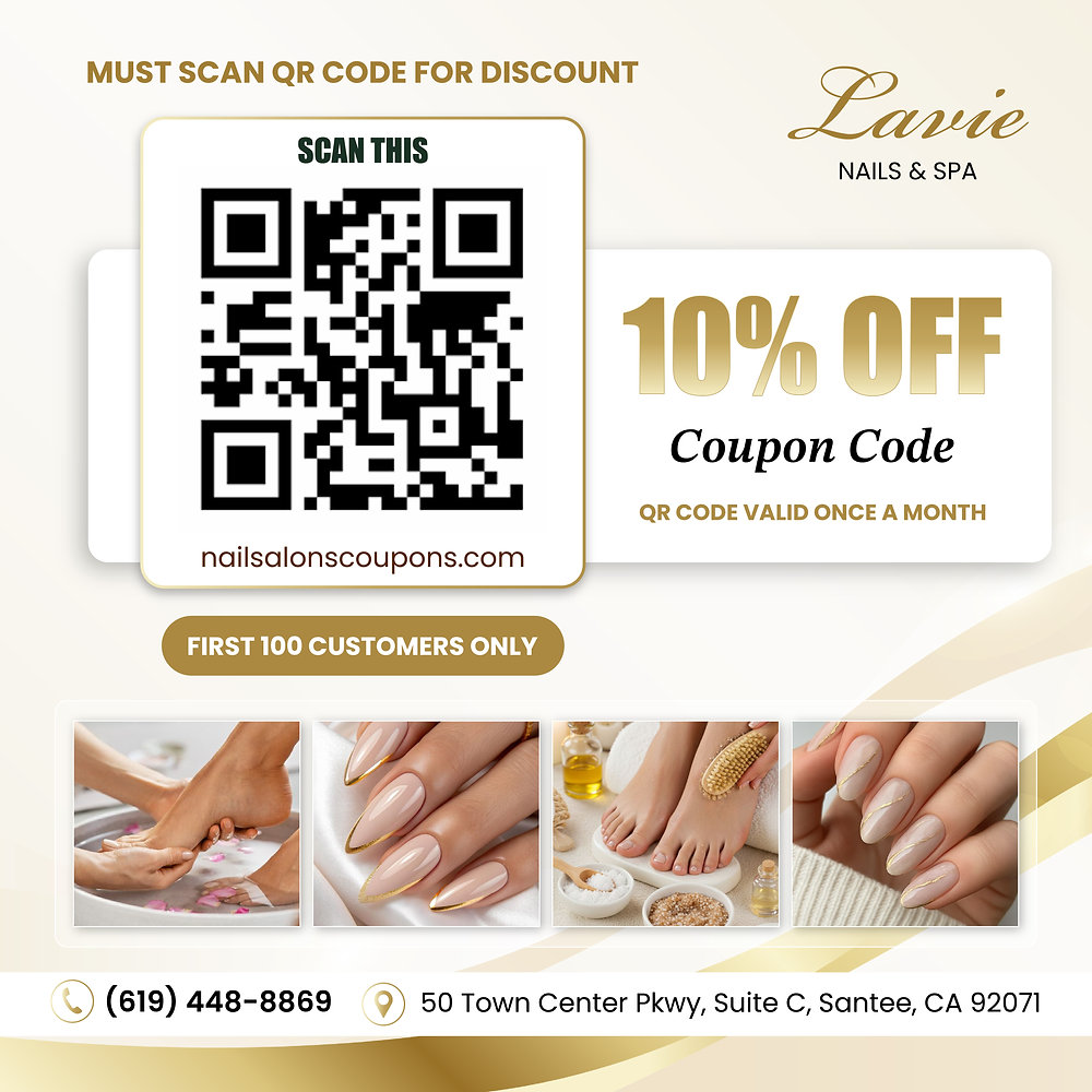 Lavie Nails & Spa (10% OFF Coupon Code) in Santee, CA
