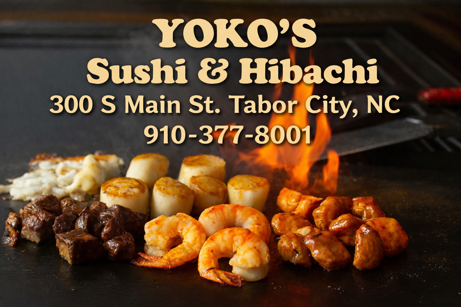 Yoko's Sushi and Hibachi in Tabor City, NC