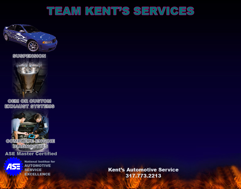 Kent's Automotive Service Team in Noblesville, IN