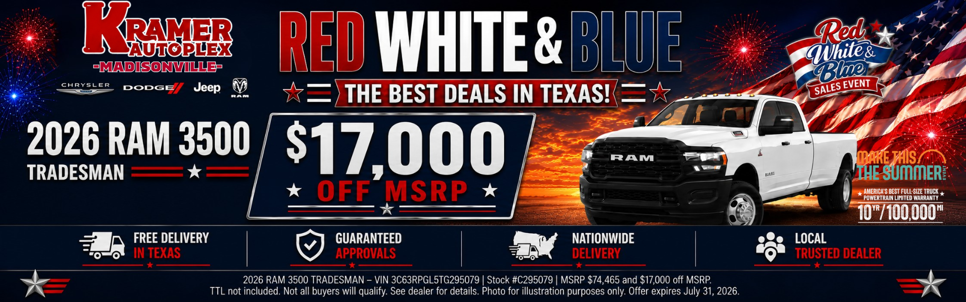 Kramer Chrysler Dodge Jeep Ram Madisonville in Madisonville, TX (6)