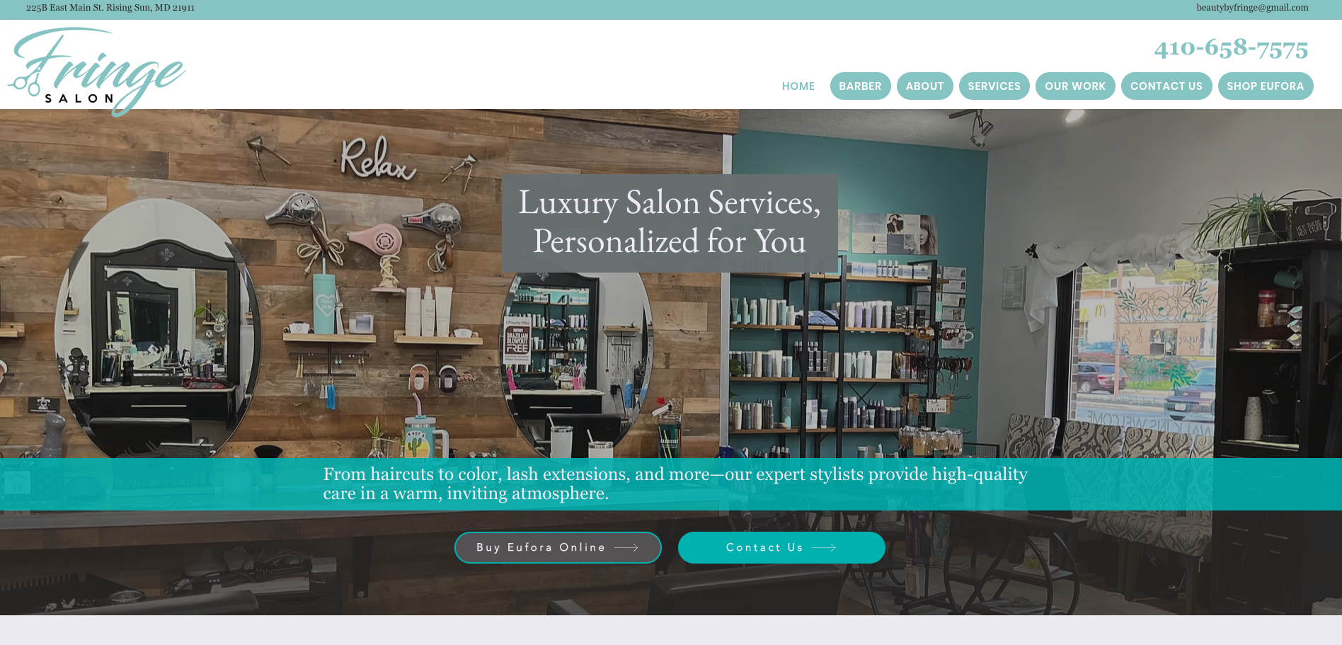 Fringe Salon in Rising Sun, MD