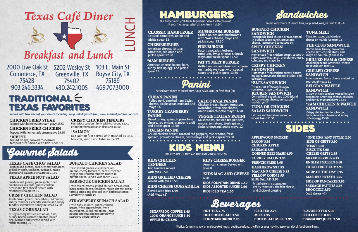 Texas Cafe Diner Royse City in Royse City, TX (2)
