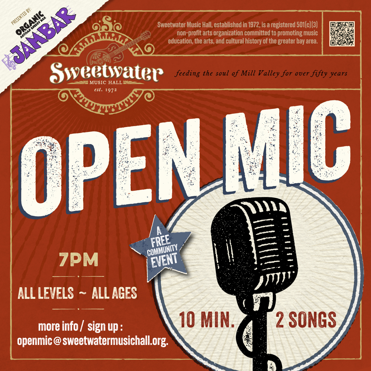 Sweetwater Music Hall in Mill Valley, CA