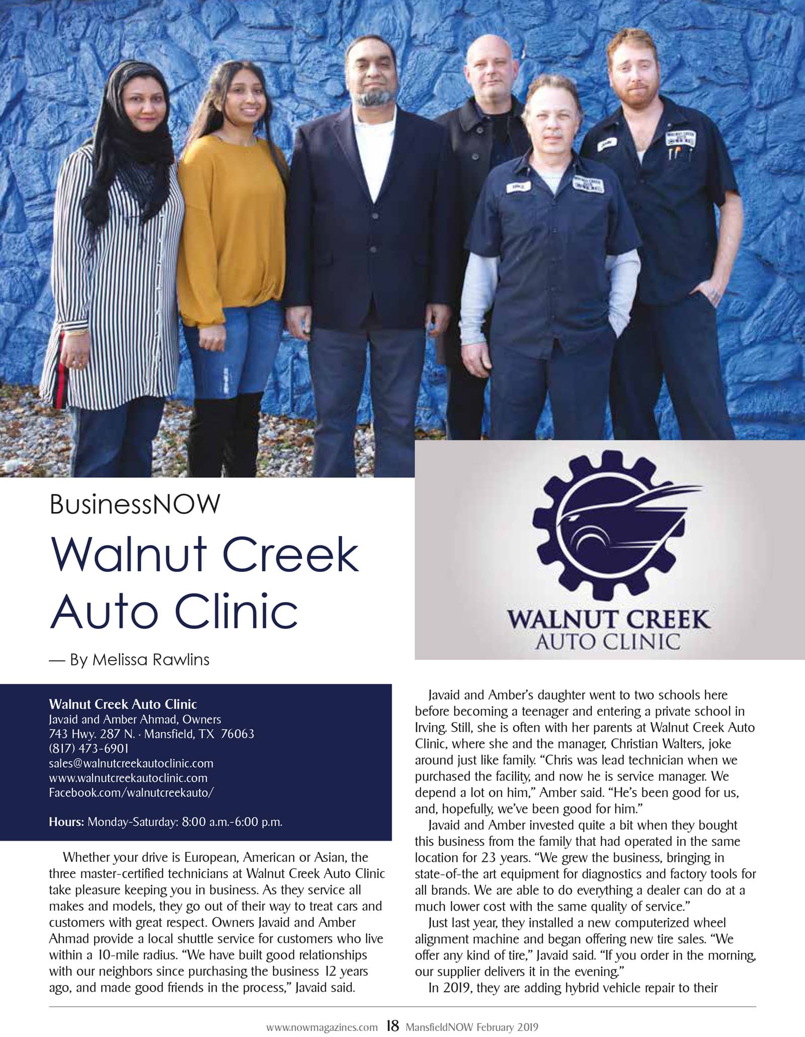 Walnut Creek Auto Clinic in Mansfield, TX