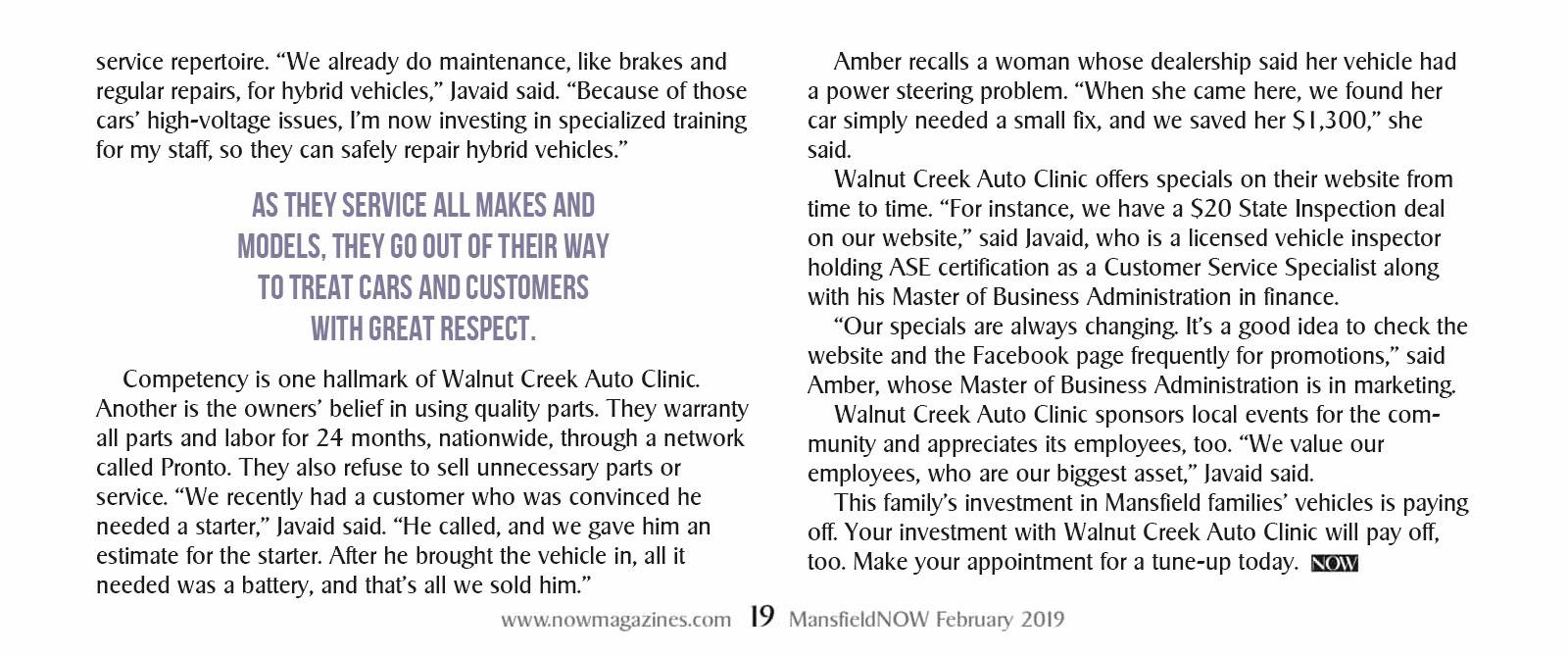 Walnut Creek Auto Clinic in Mansfield, TX (5)