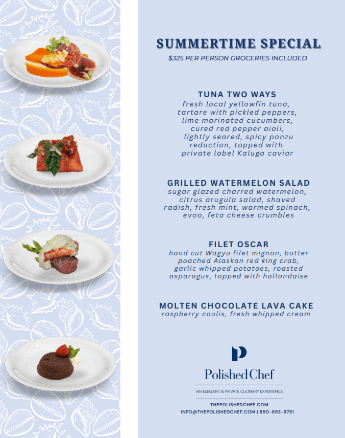 Polished Chef | Private Chef 30A in Monticello, FL (4)