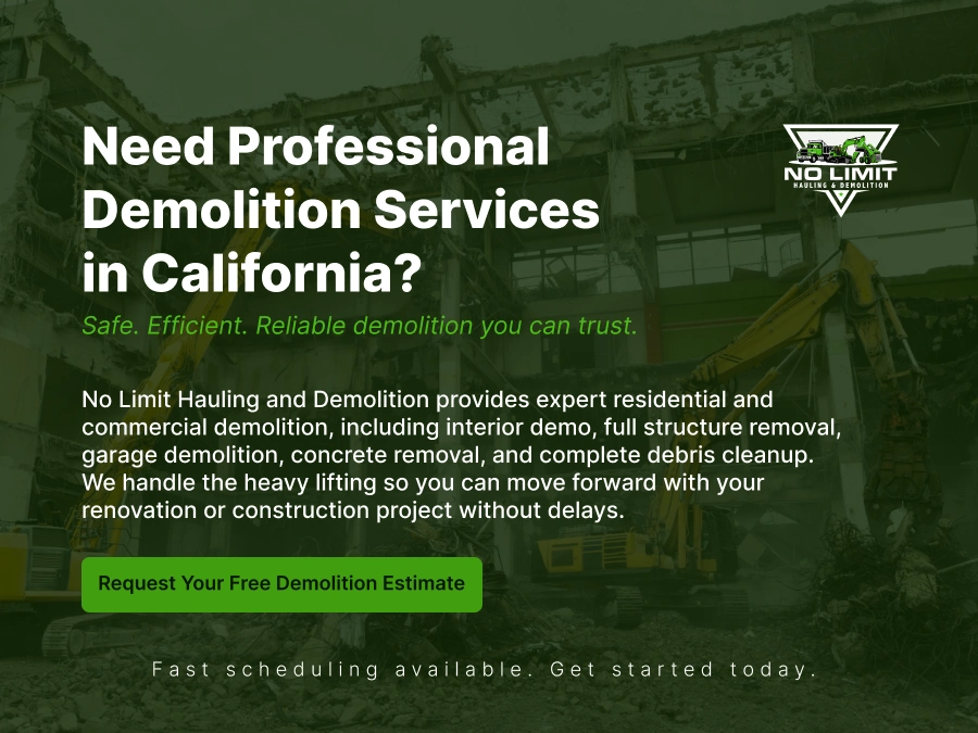 NO LIMIT HAULING & DEMOLITION in Empire, CA (6)