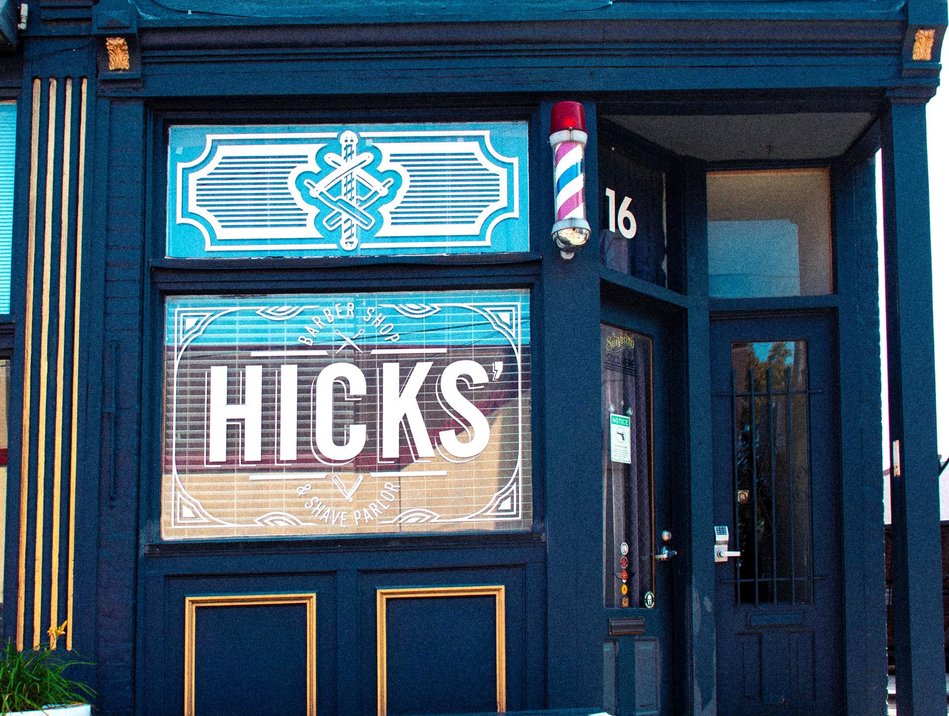 Hicks' Barber Shop in Dayton, OH