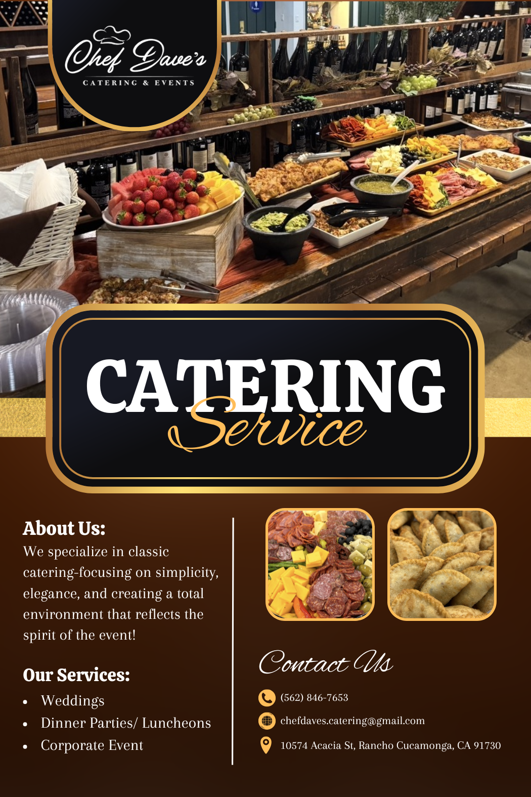 Chef Dave's Catering and Event Services in Rancho Cucamonga, CA (2)