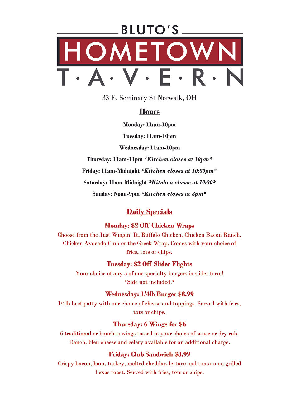 Bluto's Hometown Tavern in Norwalk, OH (5)