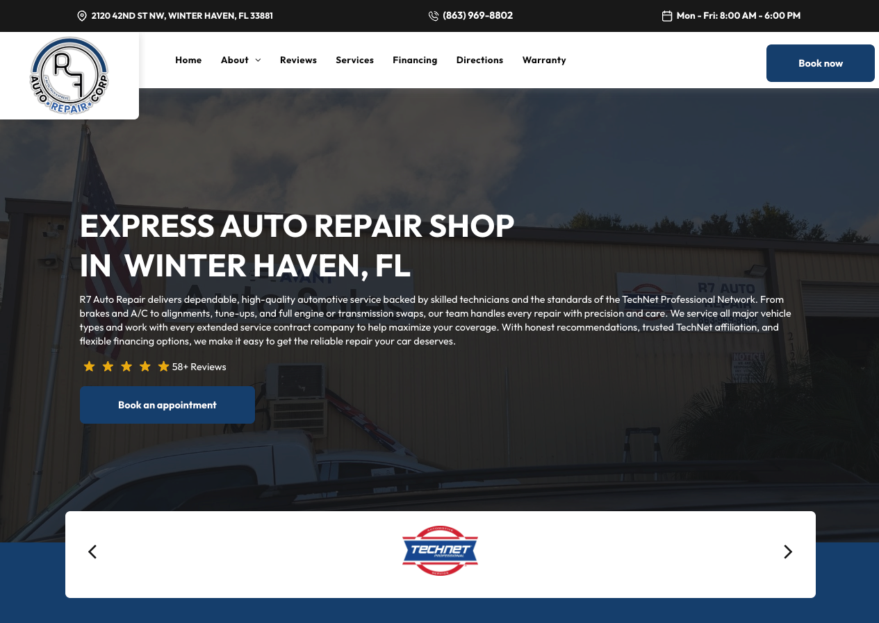 R7 AUTO REPAIR CORP in Winter Haven, FL (2)