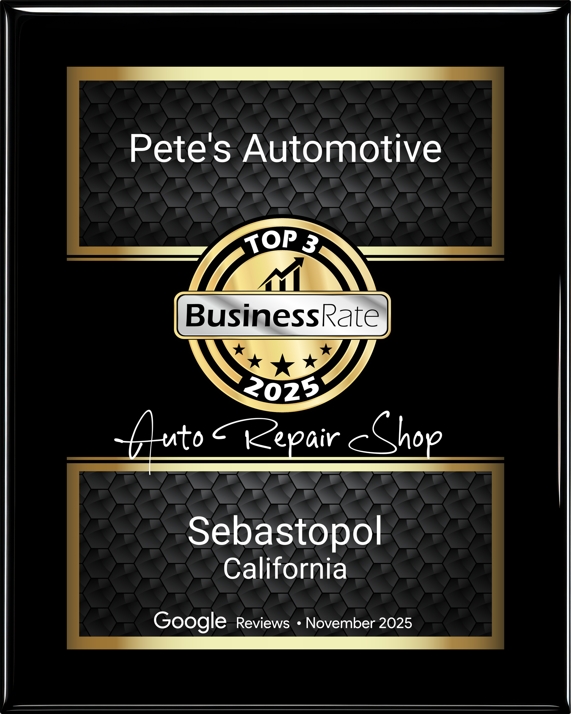 Pete's Automotive in Sebastopol, CA