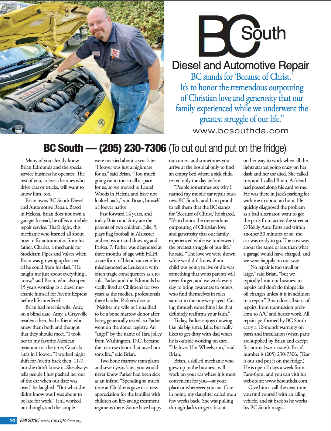 BC South Diesel & Automotive Repair in Helena, AL