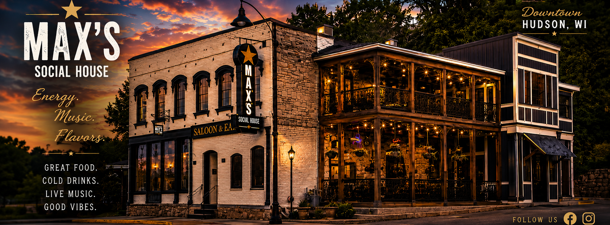 Max's Social House in Hudson, WI